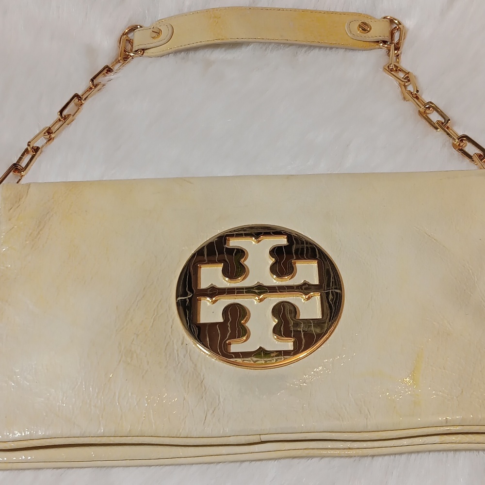 Tory Burch Reva Bombe Yellow Purse